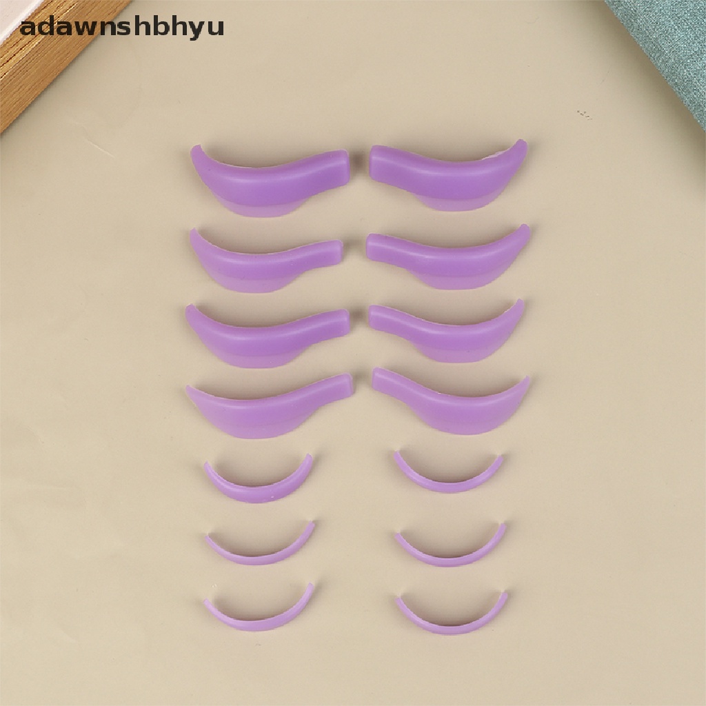 Set 7 Cặp Đệm Silicone Hỗ Trợ Uốn Cong Lông Mi Tiện Dụng