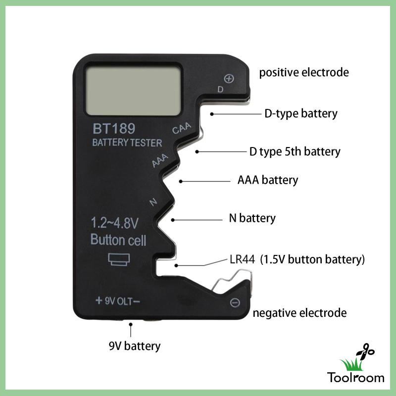Dụng Cụ Kiểm Tra Pin 9V 1.5V AA Thiết Kế Nhỏ Gọn Tiện Dụng