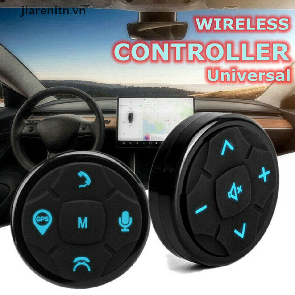 Jiarenitn vô lăng ô tô đa năng gps nút thông minh không dây phím điều khiển từ xa vn