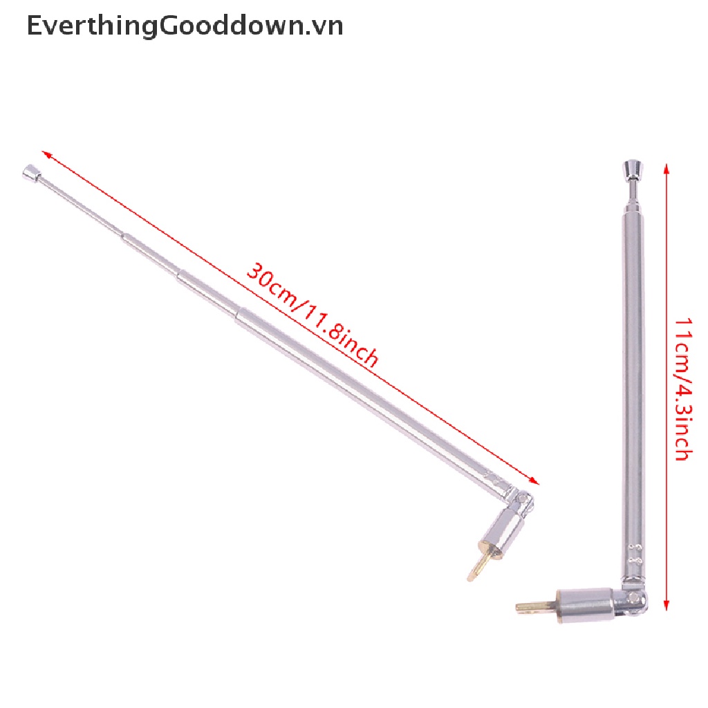 Radio AM FM 4 Đoạn Bằng Thép Không Gỉ Thông Dụng 1 Cái