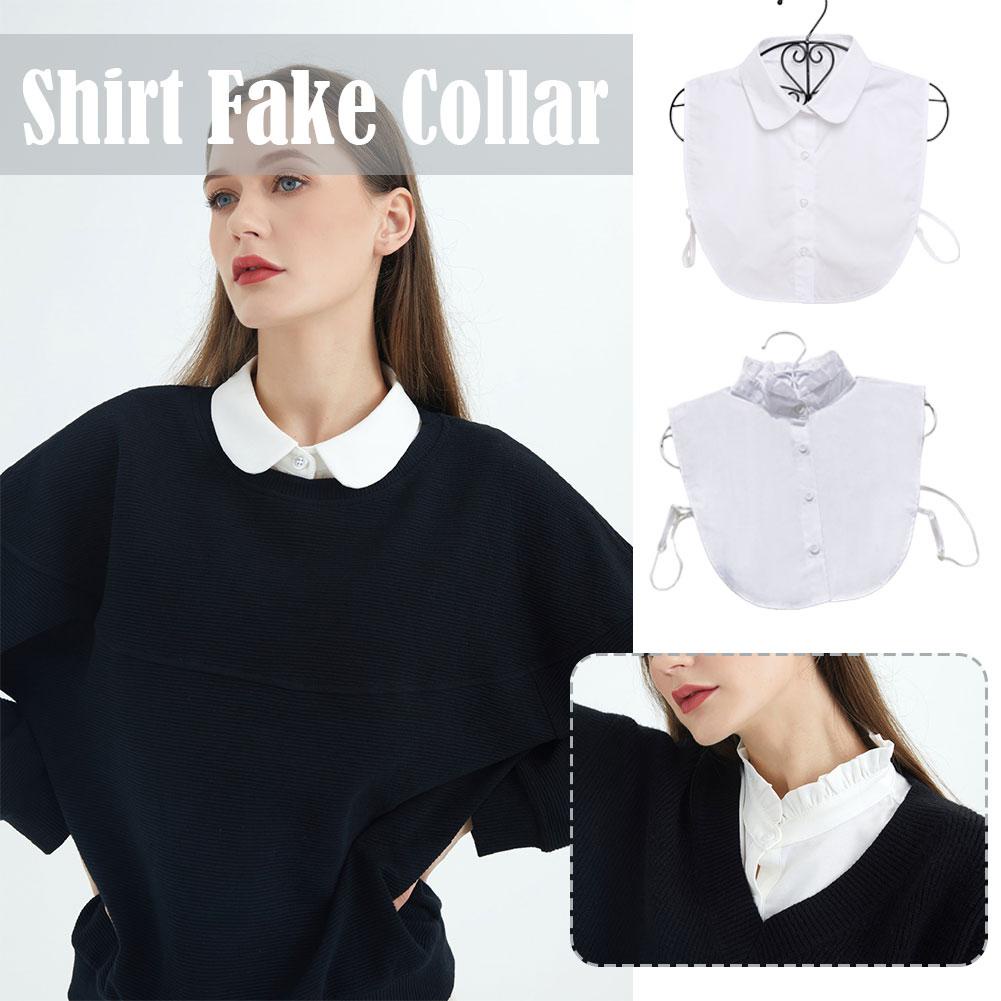 Cổ Áo Sơ Mi Giả Co Giãn Điều Chỉnh Được Thời Trang