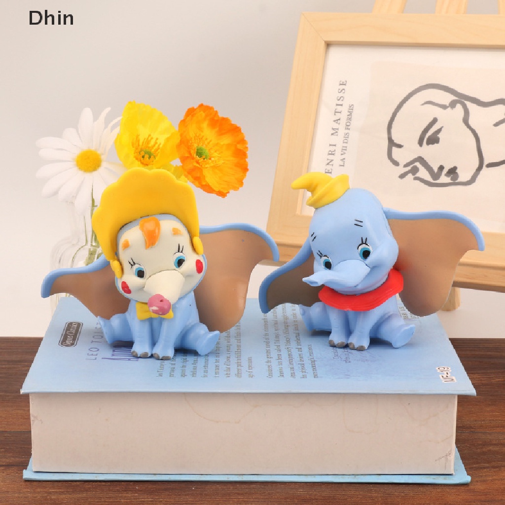 DISNEY Mô Hình Voi Dumbo Bằng Pvc Xinh Xắn Dành Cho Bé