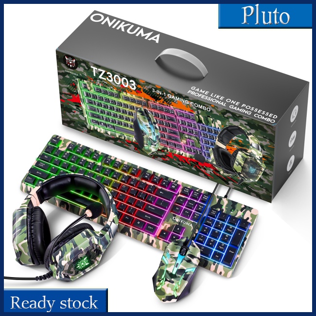 Mới Bộ Tai Nghe Chuột Và Bàn Phím Có Đèn Nhiều Màu Sắc Dành Cho Game Thủ