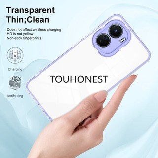 Ốp ĐiệN ThoạI Vivo Y35 Case Vivo Y22 Ốp Lưng Vivo Y16 Ốp Lưng Vivo Y02 Cover Ốp Điện Thoại Trong Suốt Siêu Mỏng Chống Rơi