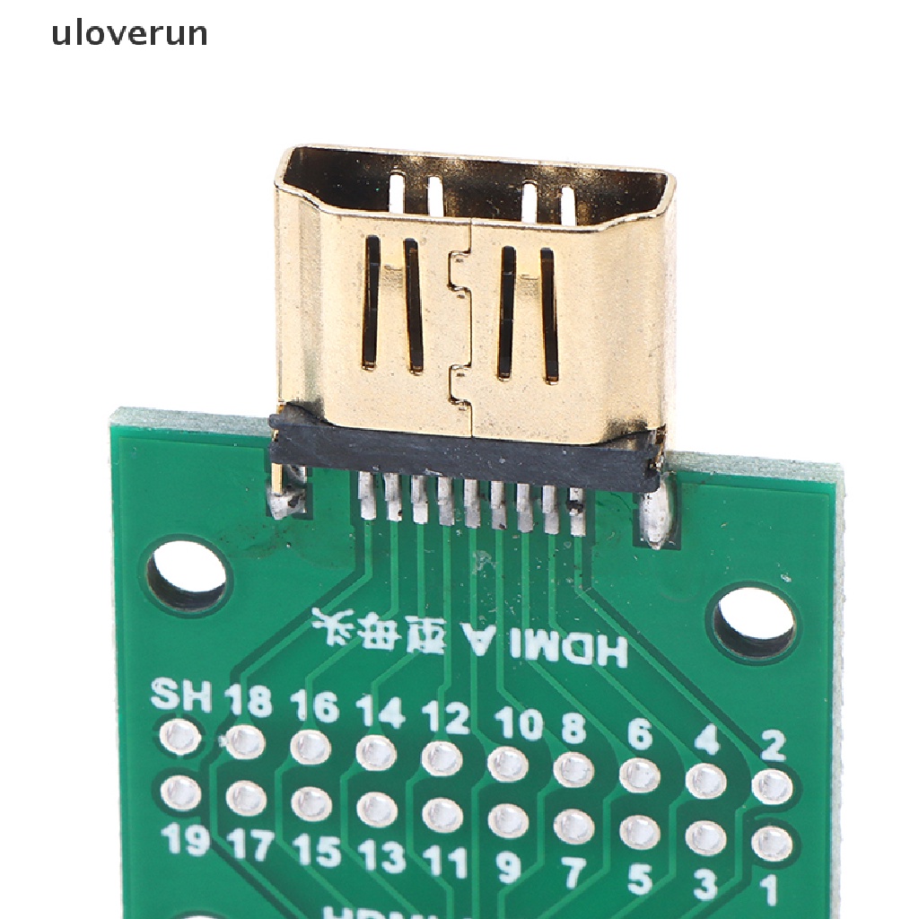 1 Bảng Mạch Thử Nghiệm MINI HDMI Đầu Đực Và Đầu Cái PCB 2.54mm vn