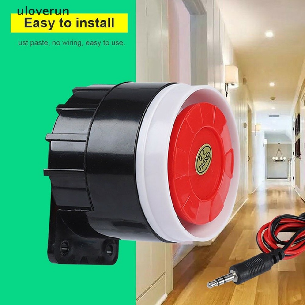 Còi Báo Động Mini Có Dây 110dB DC 12V Dành Cho Xe Hơi / Nhà Cửa