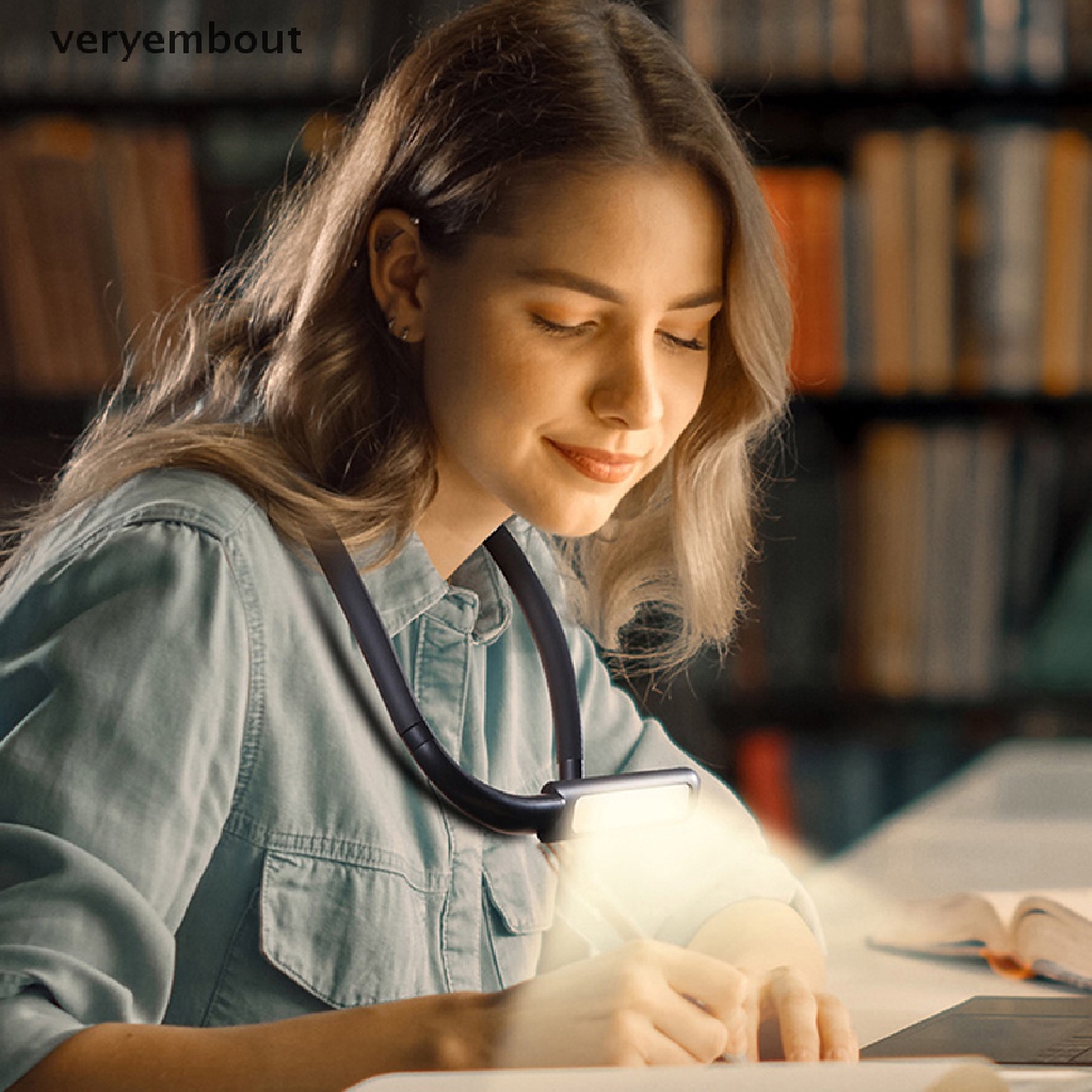 1 Đèn LED Đọc Sách Có Thể Điều Chỉnh Độ Sáng Tiện Dụng