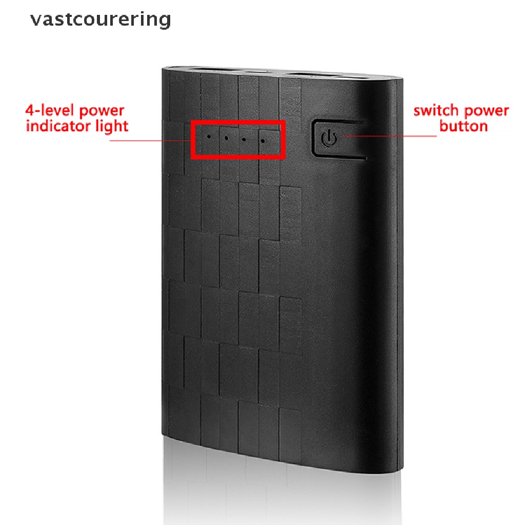 Vỏ Bảo Vệ Hộp Sạc Pin 3 Ngăn 3.7V 18650 DIY Tiện Dụng