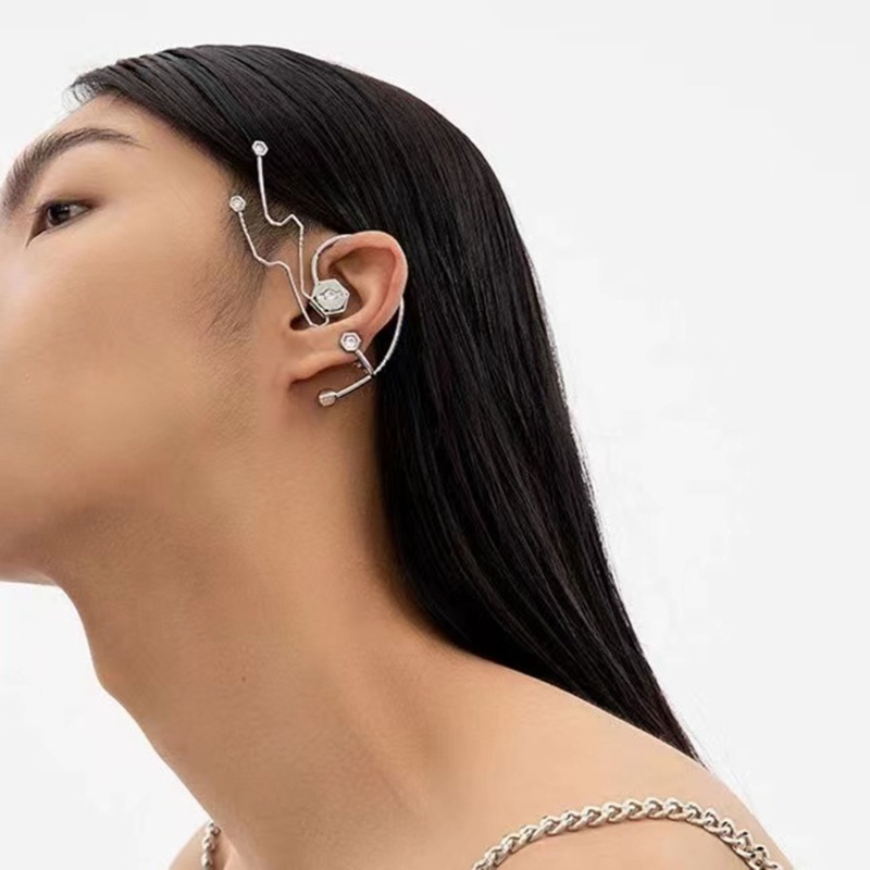Khuyên Kẹp Vành Tai Chất Liệu Hợp Kim