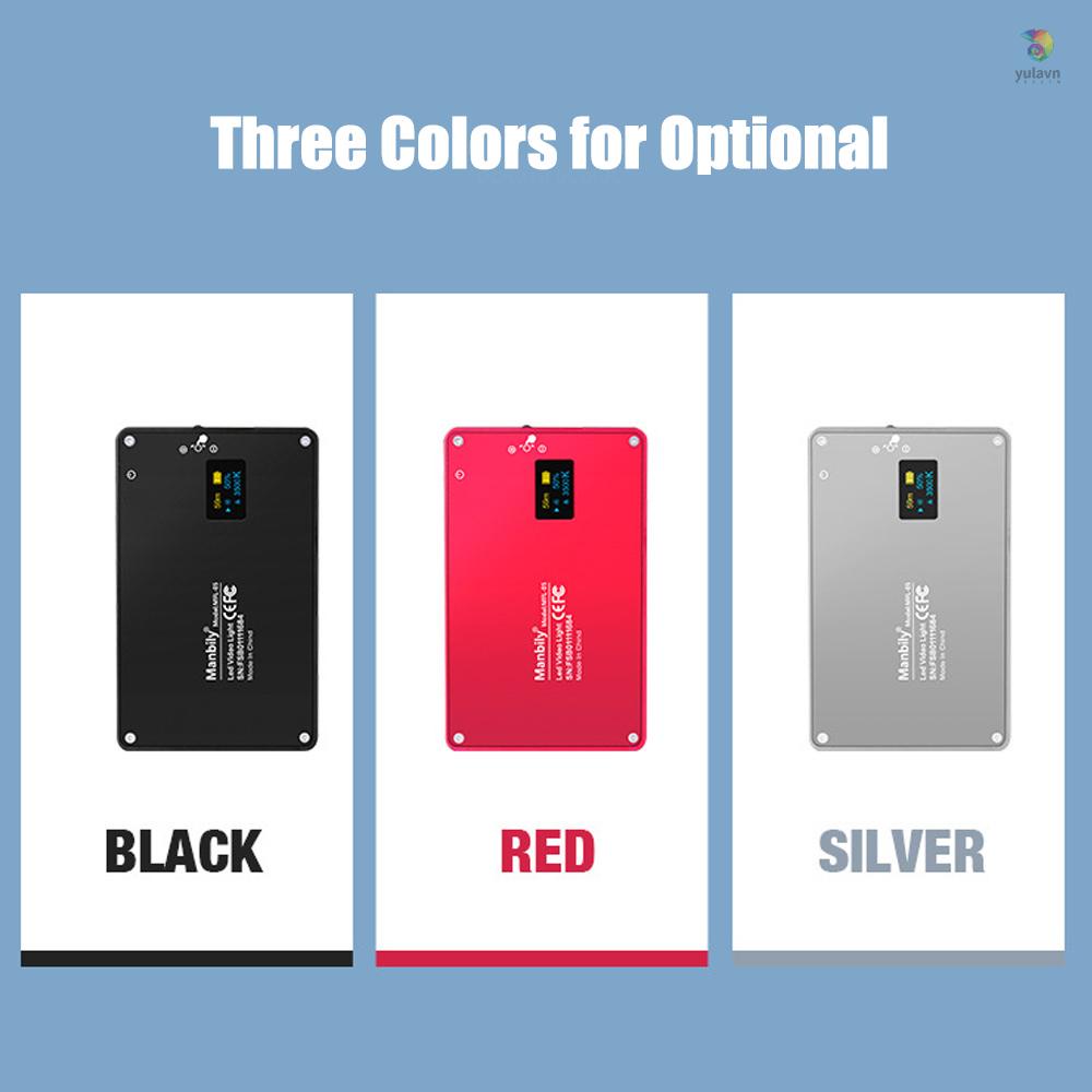 Đèn Từ Tính 8W Cổng USB Có Thể Điều Chỉnh Độ Sáng / Thay Đổi Màu Sắc Theo Nhiệt Độ Cho Máy Ảnh Manbily 8W