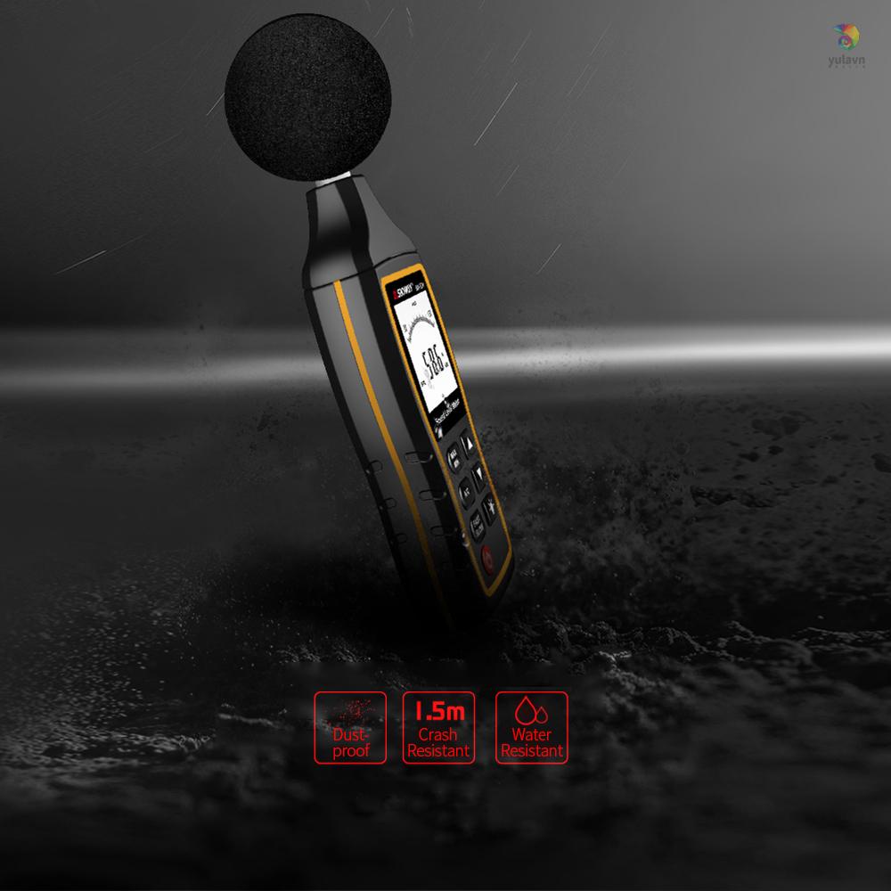 Thiết Bị Đo Tiếng Ồn Kỹ Thuật Số SNDWAY Màn Hình LCD 30-130dB