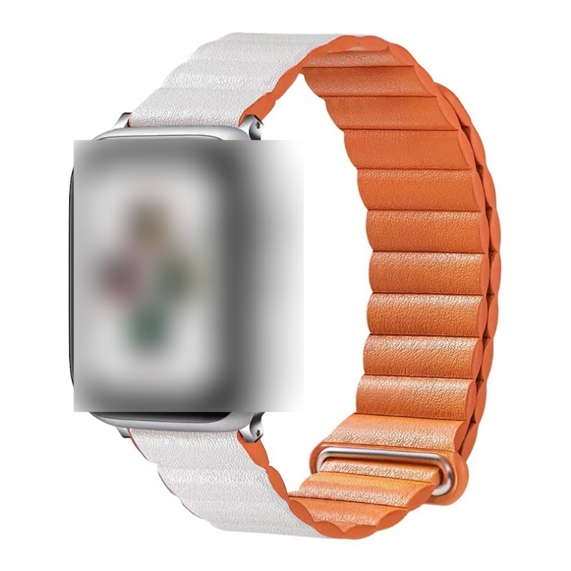 Dây Đeo Bằng Da Có Nam Châm Cho Đồng Hồ Thông Minh Apple Watch 49mm 44mm 45mm 41mm 40mm 42mm 38mm 7 1 2 3 4 5 6 Se 8