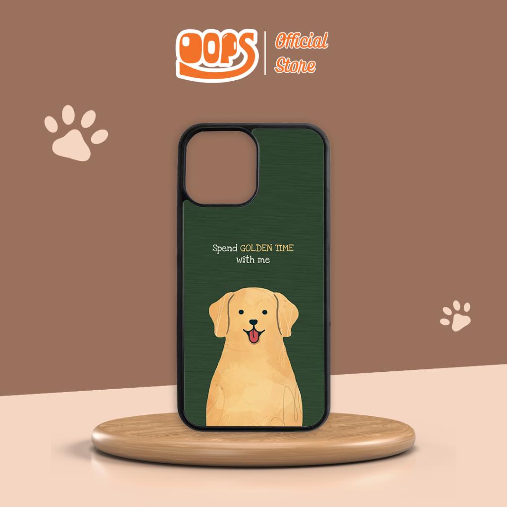 Ốp lưng Woof in hình chó Golden Retriever dog dành cho điện thoại Oops Case OPCA021