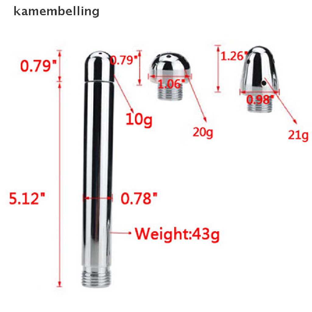 Kamembelling Bộ Vòi Hoa Sen 3 Phong Cách Anal Douche Vaginal Làm Sạch Đường Ống Nước EN