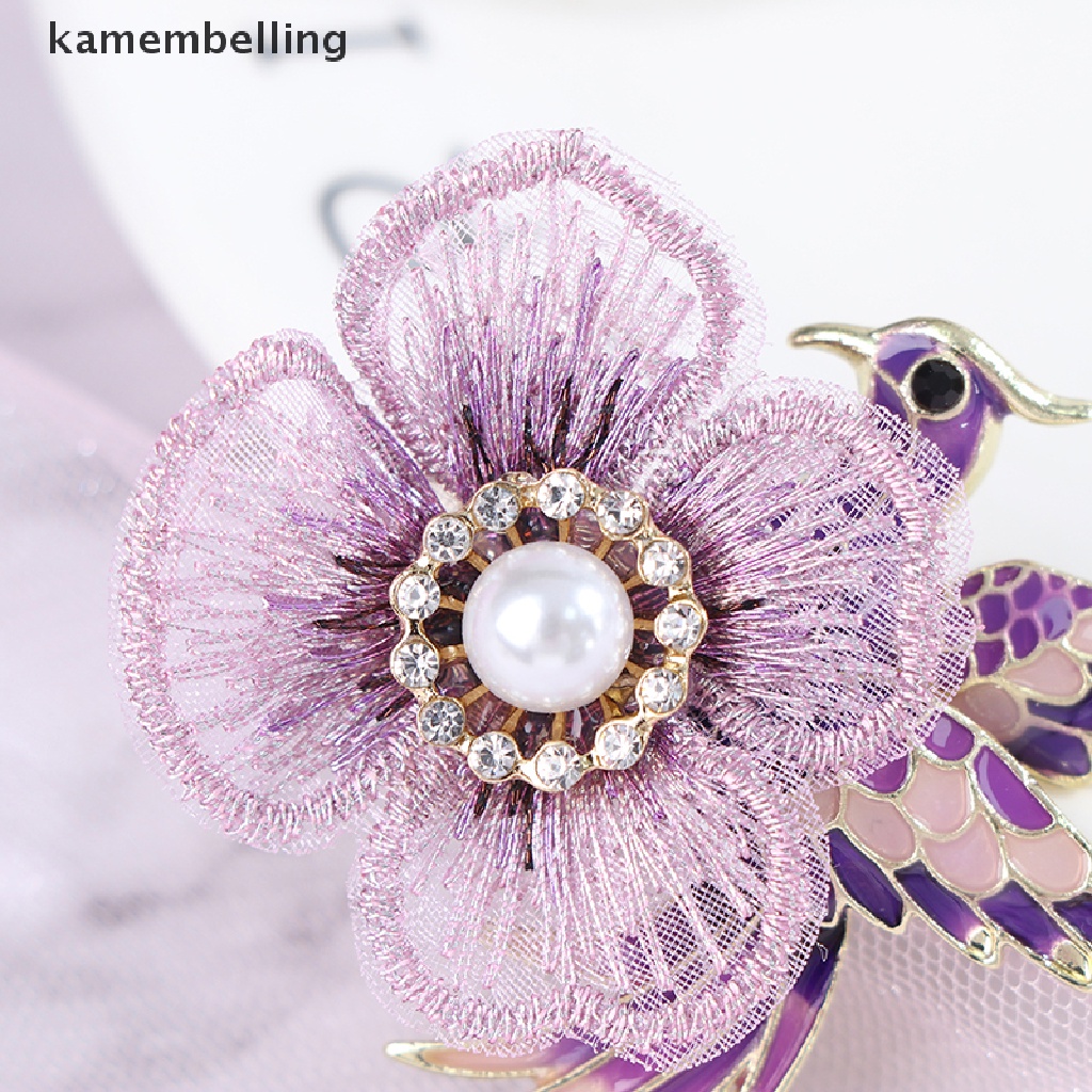 1 Trâm Cài Áo Hình Chim Công Đính Đá Thời Trang