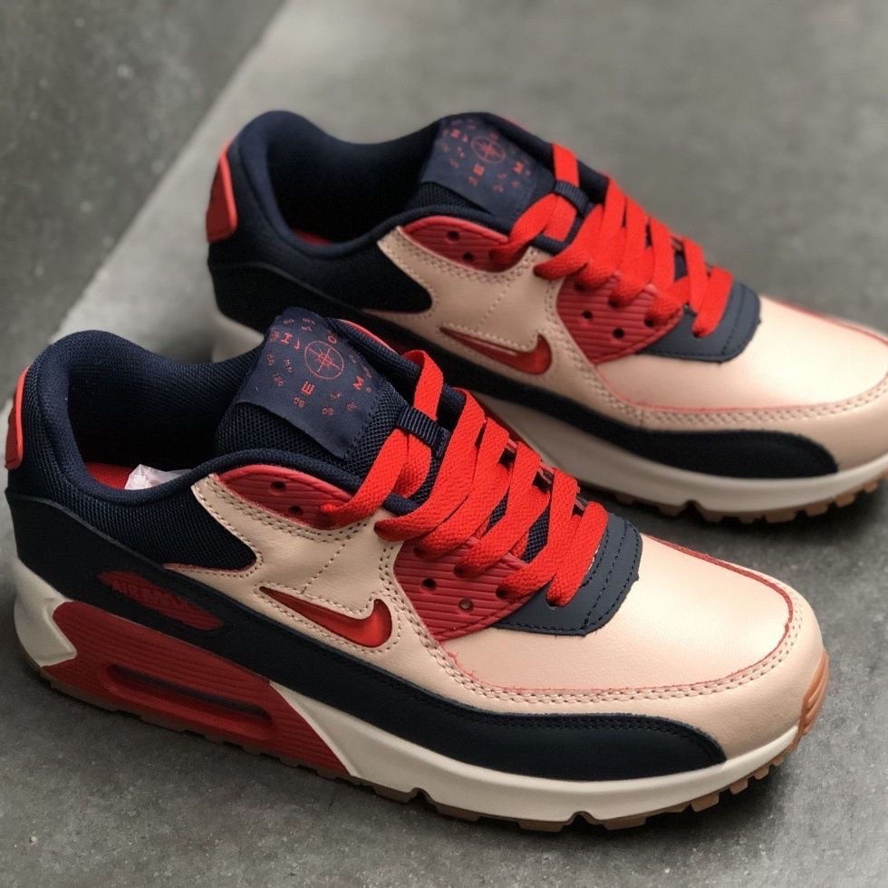 Giày Thể Thao AirMax90 Cổ Thấp Có Đệm Khí Chống Sốc Thoáng Khí Thoải Mái Phong Cách Cổ Điển Thường Ngày Cho Cặp Đôi