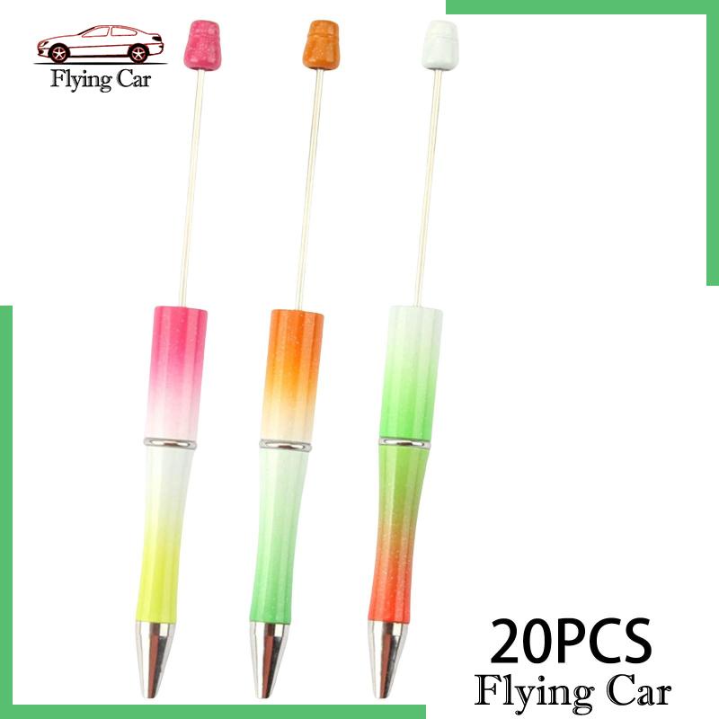 Set 20 Bút Bi Xỏ Hạt DIY Có Thể Dùng Để Vẽ Tranh / Kiểm Tra Lớp Học Lzdjfmy2
