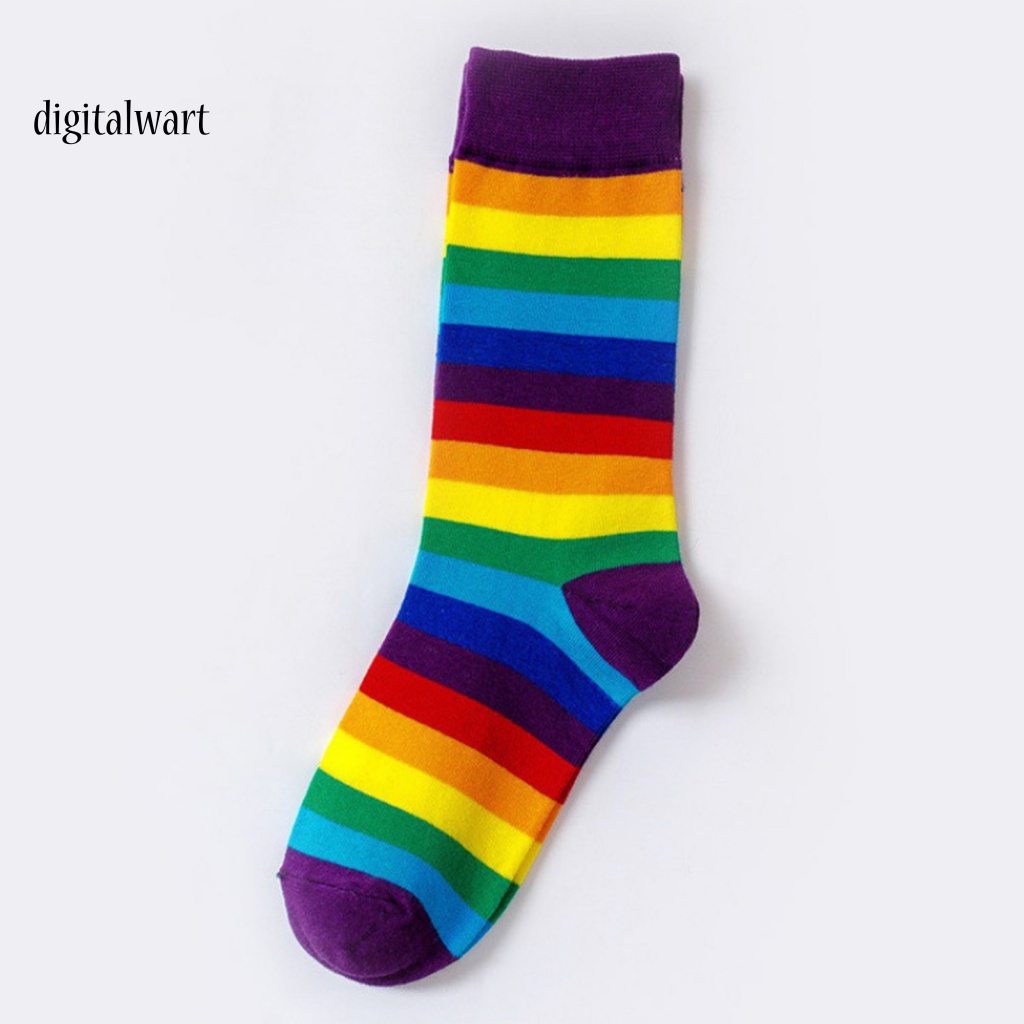 Kỹ Thuật Số| 1 Đôi Tất Thể Thao Thoáng Khí Không Mùi Siêu Thoải Mái Màu Sắc Cầu Vồng Dễ Mặc Cho Nữ