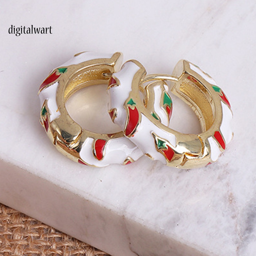 Kỹ Thuật Số| 1 Đôi Bông Tai Tròn Nhiều Màu Phong Cách Bohemia Dành Cho Nữ