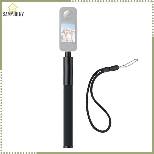 Gậy Tự Sướng Kéo Dài Kèm Dây Đeo Silicon Cho Máy Ảnh One Rs / X3