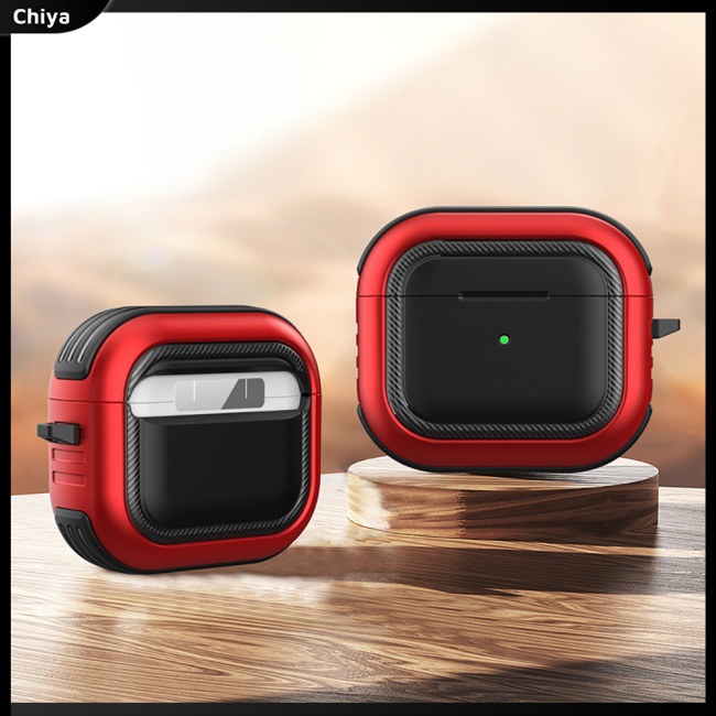 Vỏ Bảo Vệ Hộp Sạc Tai Nghe Airpods3 Không Dây Chống Bụi Chống Trầy Kèm Móc Khóa