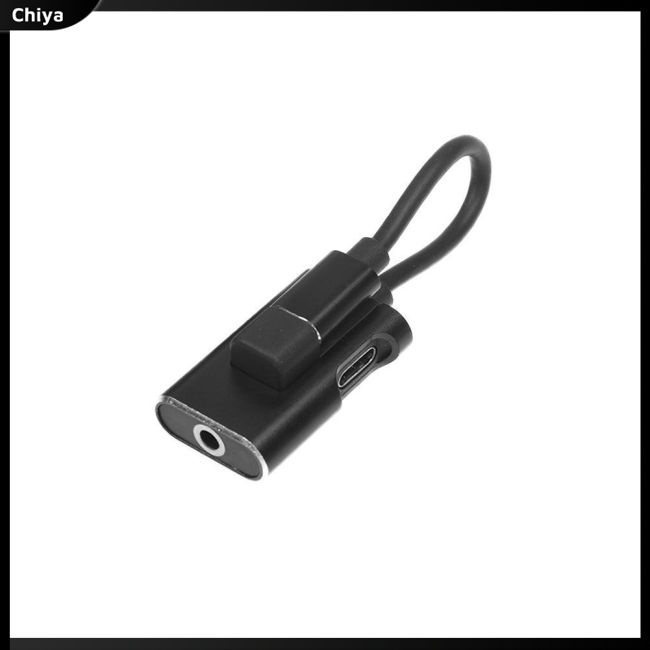 Giắc Chuyển Đổi 2 Trong 1 Usb Type C Sang Cổng Âm Thanh Aux 3.5mm Di Động Tiện Dụng