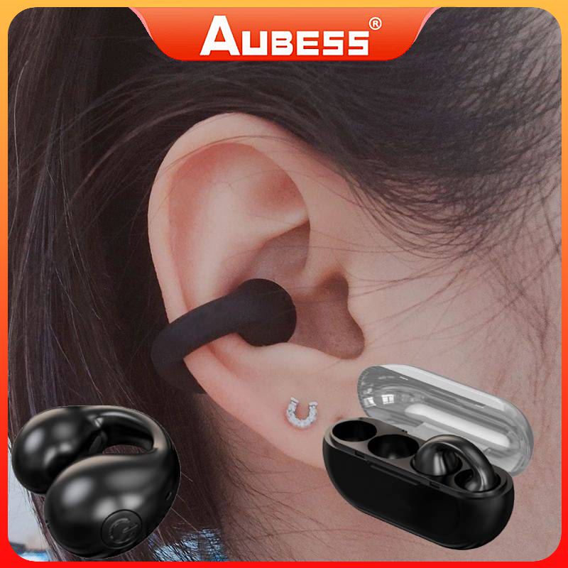Khuyên Tai Lái Xe Xương Tai Nghe Bluetooth Không Dây Chân Thực Kẹp Tai Nghe Thể Thao Tws Cho Điện Thoại Di Động AUBESSSTORE