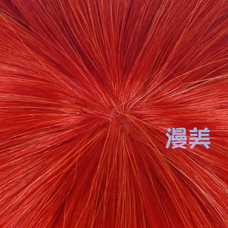 Manmei Honkai Star Rail Himeko Cosplay Wig 66cm Long Curly Wig Red Wig Cosplay Anime Cosplay Wigs Heat Resistant Synthetic Wigs