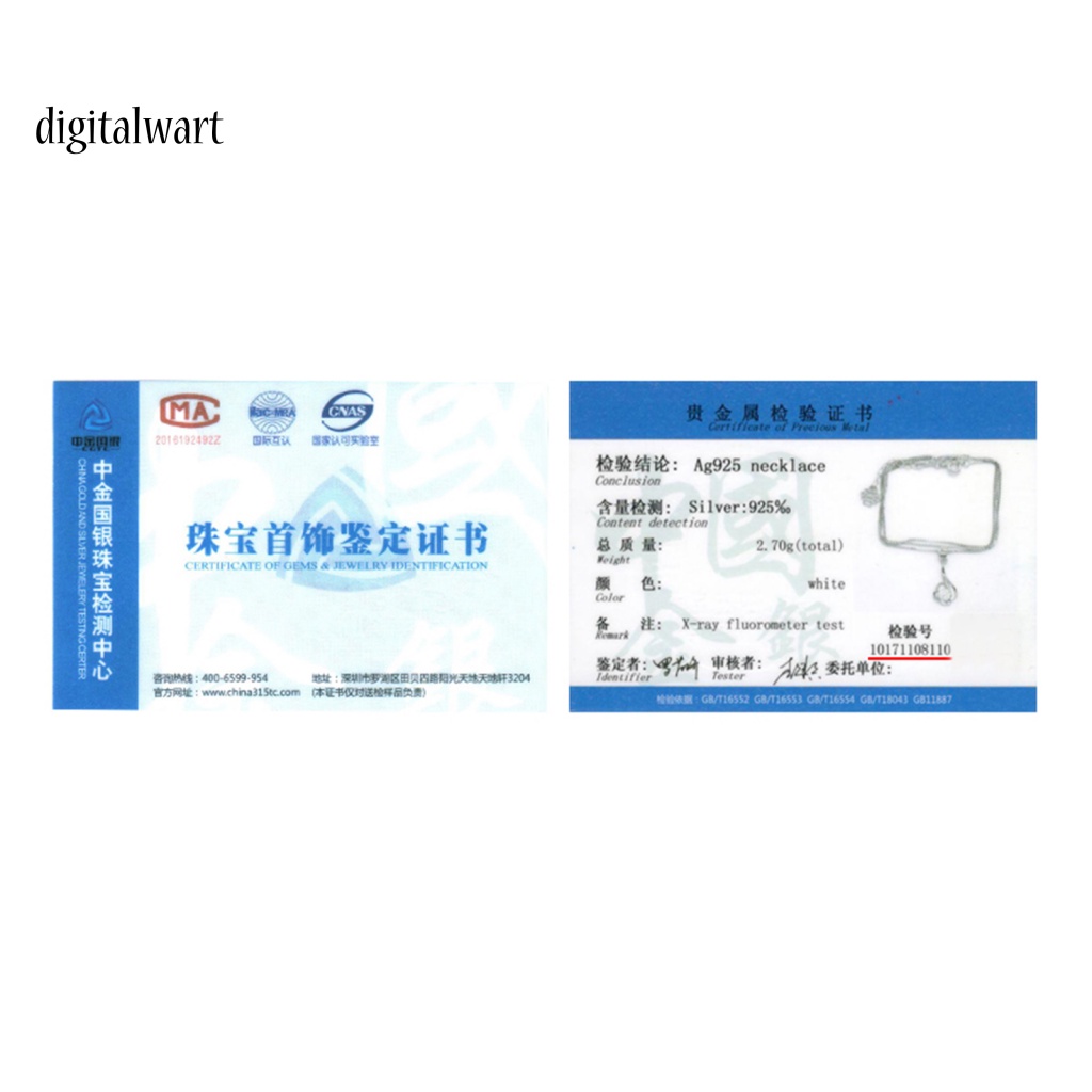 Kỹ Thuật Số| Vòng cổ Mạ Bạc 925 Mặt Hình Hoa Đính Đá Zircon Dễ Thương Cho Nữ