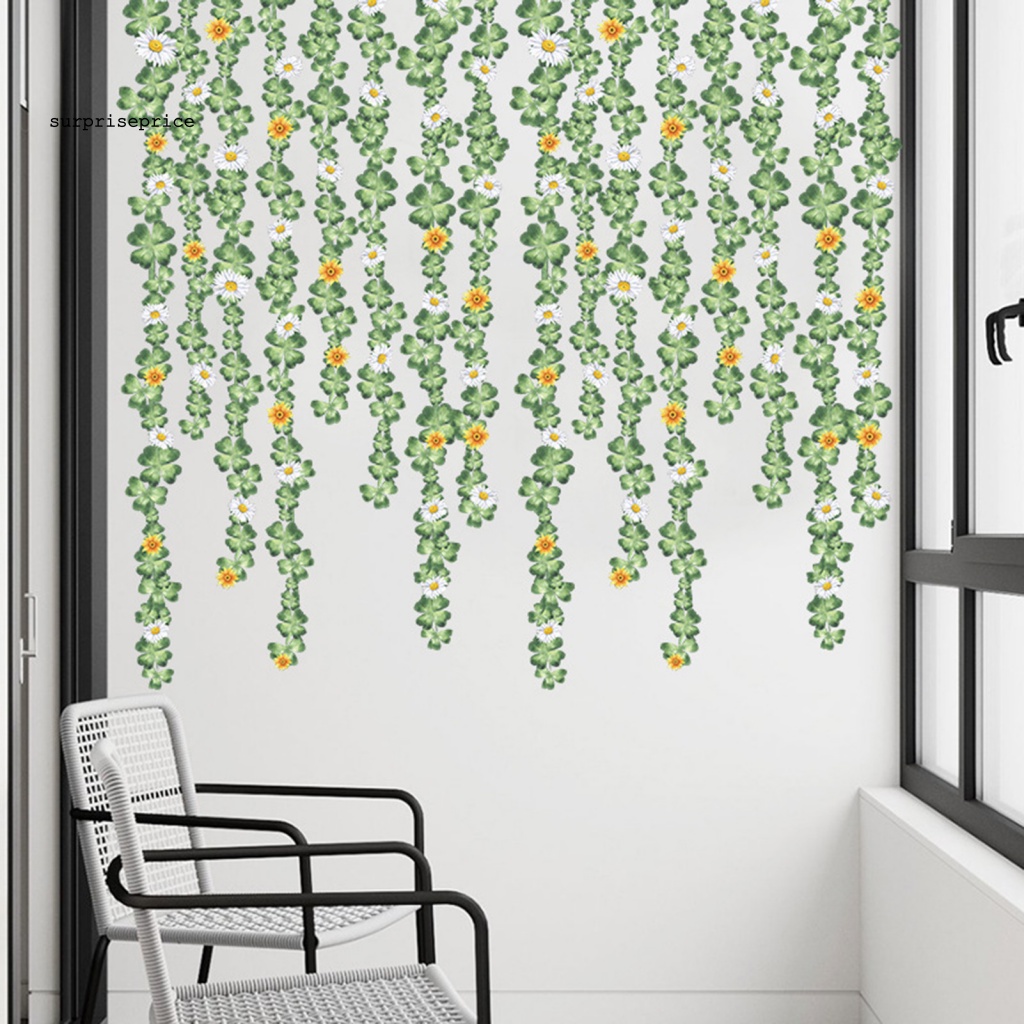 Set 2 Sticker PVC Dán Tường Tự Dính Họa Tiết Dây Leo Trang Trí Nhà Cửa