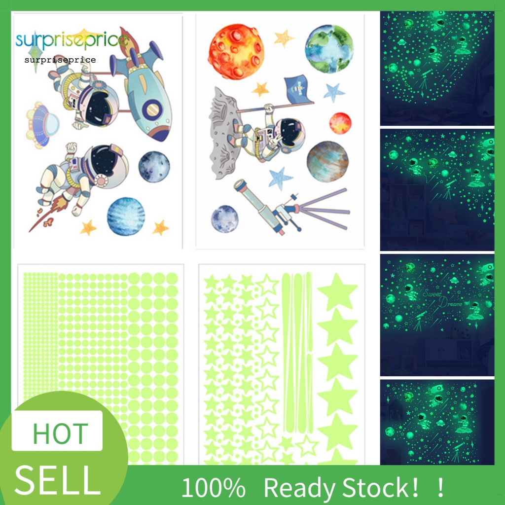 1 Set Decal dán tường Hiệu Ứng Dạ Quang Ánh Sao Bằng PVC Dễ Sử Dụng Cho Nhà Ở