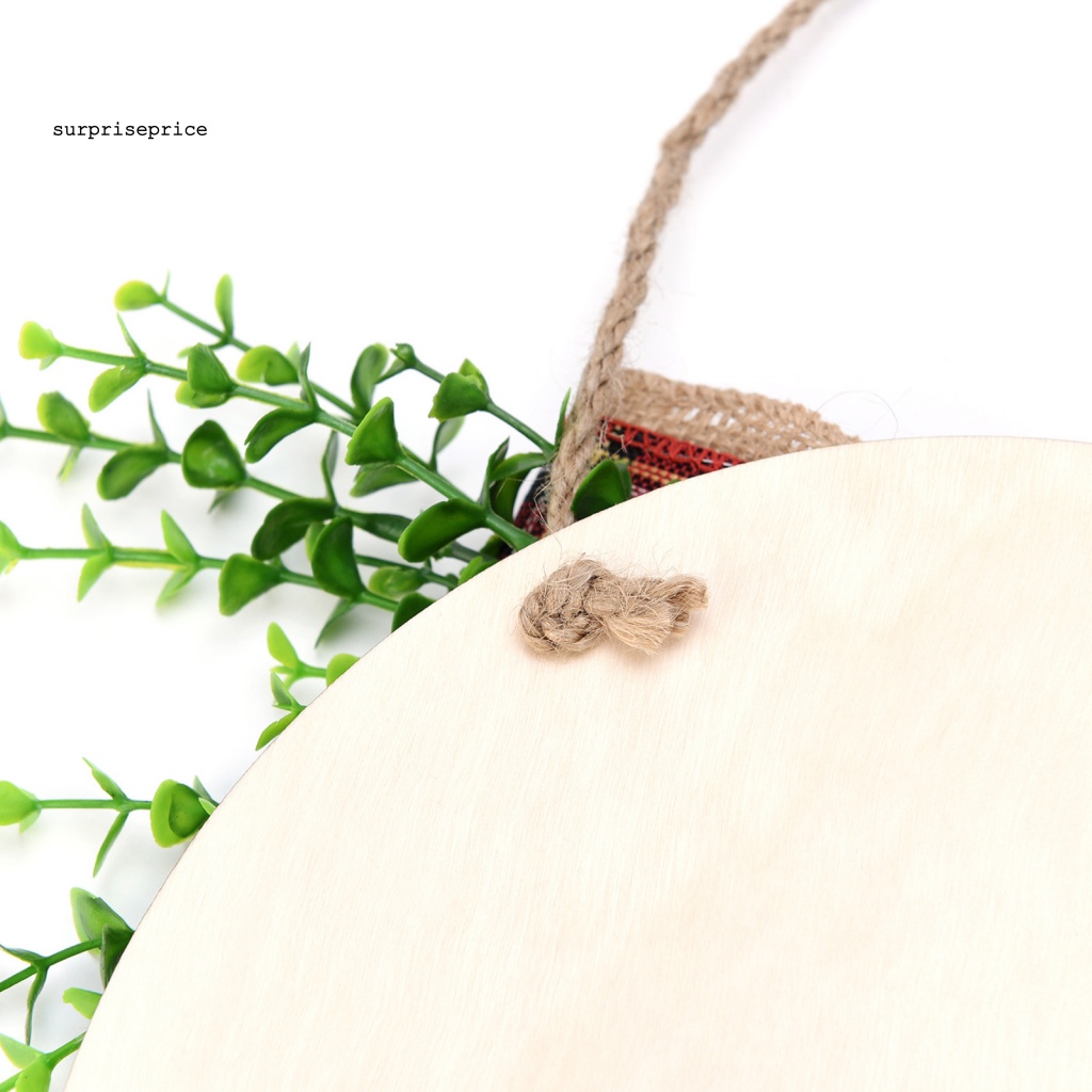 Biển Gỗ Tròn In Họa Tiết Da Báo Treo Cửa Ra Vào / Cửa Ra Vào Trang Trí Nhà Cửa