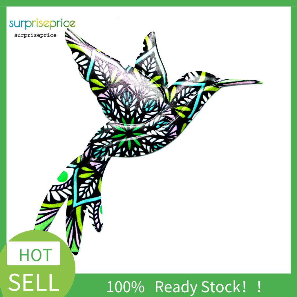 Phụ Kiện Treo Trang Trí Bằng Kim Loại Khắc Hình Chim Ruồi Trong Suốt