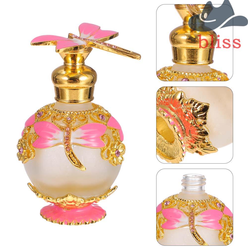 Chai Nước Hoa 15ml Có Nắp Kim Loại Phong Cách Ả Rập Độc Đáo