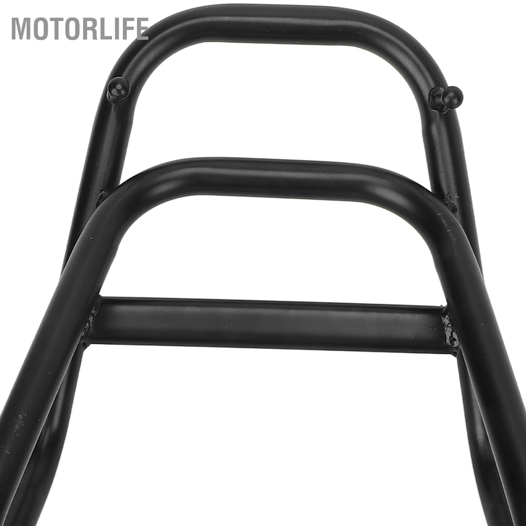 Motorlife Xe Máy Phía Sau Tay Vịn Giá Đỡ Hộp Đựng Đồ Sắt Đen Thay Thế Cho Grom MSX125 M3