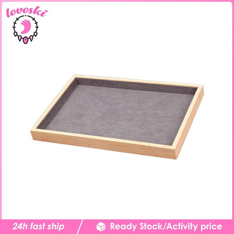 Khay Gỗ Trưng Bày Trang Sức Tiện Dụng Giá Đỡ