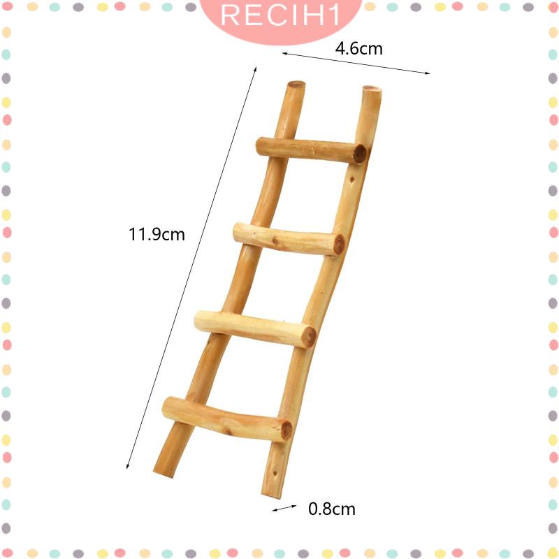 Thang Gỗ Mini Tỉ Lệ 1: 12 Dùng Trang Trí Sân Vườn 1 / 12