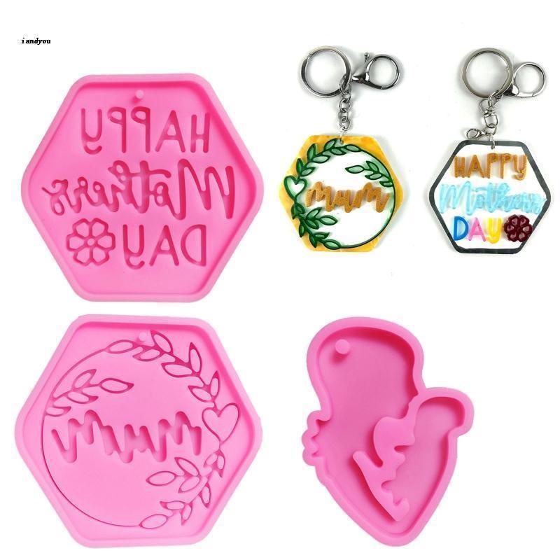 ✿ Khuôn Silicone Làm Mặt Dây Chuyền DIY Sáng Tạo Cho Ngày Của Mẹ