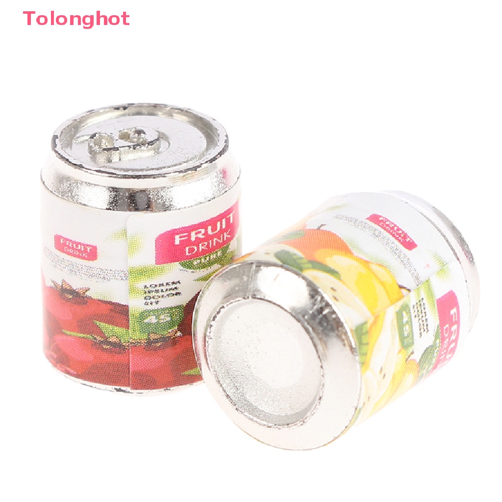 Set 4 Bình Nước Uống Trái Cây Tỉ Lệ 1 / 12 Dễ Thương Trang Trí Nhà Búp Bê