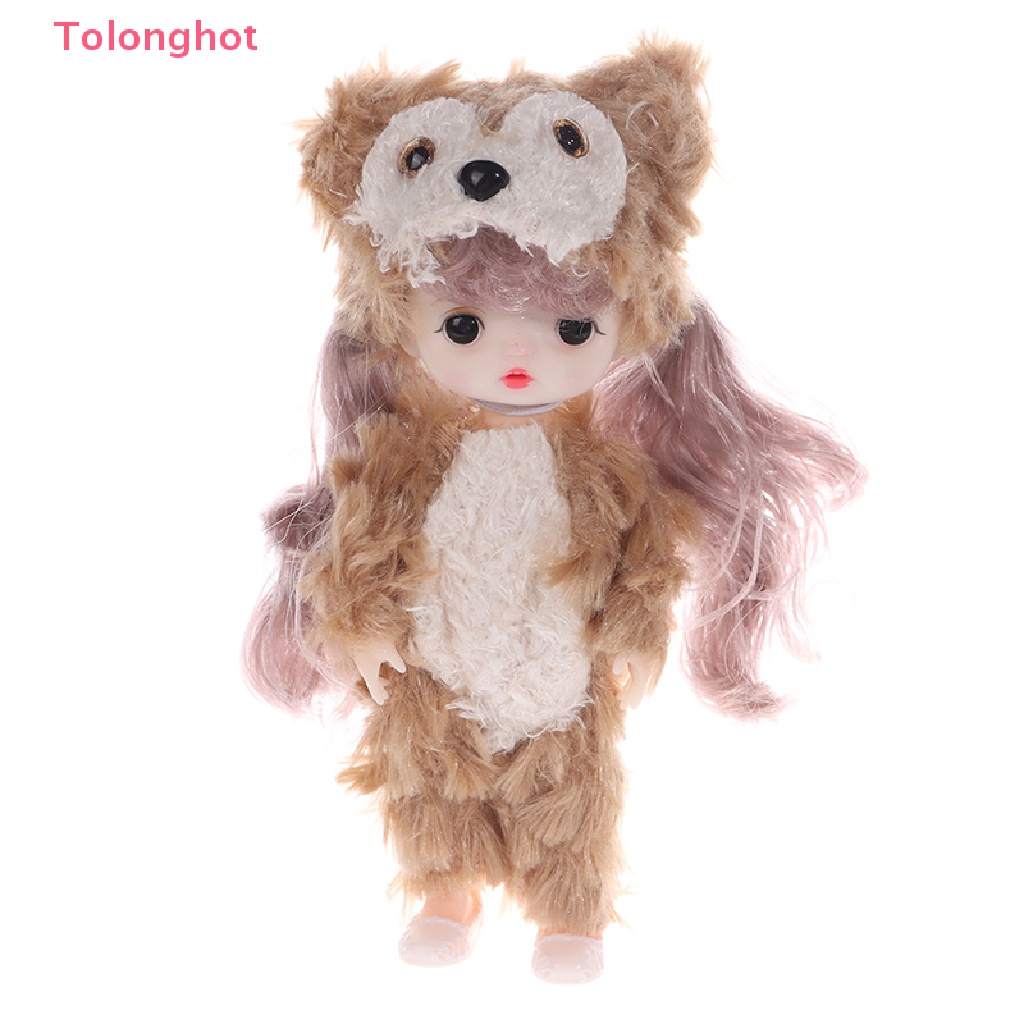 Búp Bê 17cm Có Khớp Chuyển Động Với Quần Áo Và Giày 3d Dành Cho Bé Gái