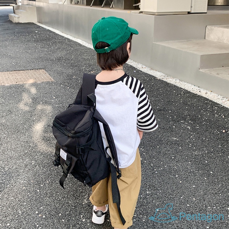 Bộ Đồ Thể Thao Áo Thun Tay Ngắn Phối Quần Short Thoáng Khí Thời Trang Mùa Hè Cho Bé Trai