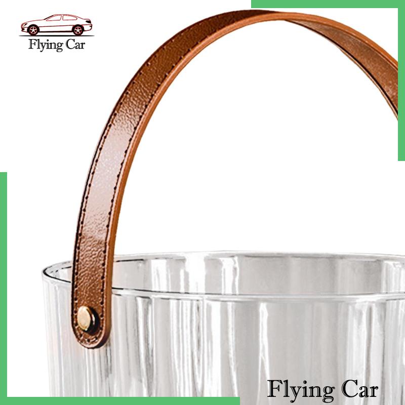 Xô Đựng Đá Dày Dặn Màu Trong Suốt Dễ Mang Theo Lzdjfmy2