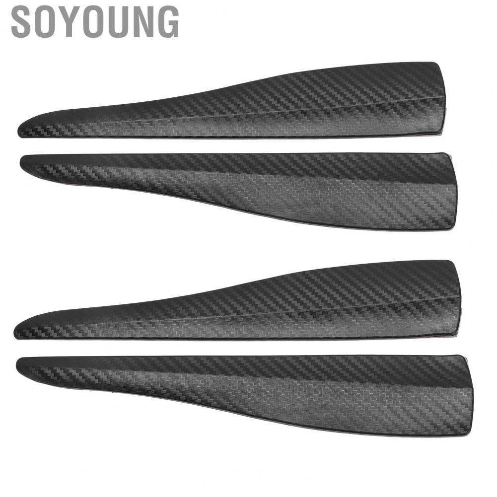 Soyoung Bumper Protector Strip 28cm High Toughness Trim Molding Protection Strong Adhesive for Car