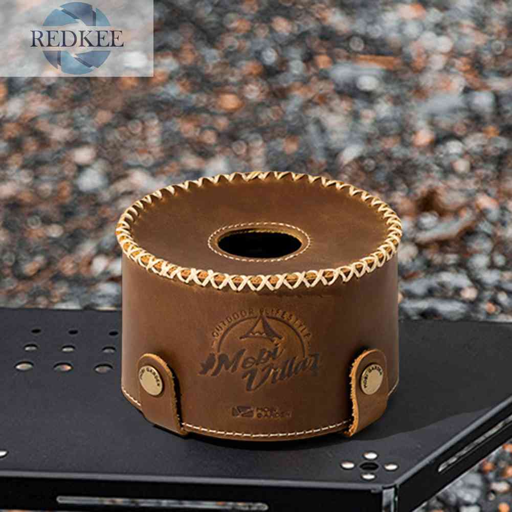 Vỏ Bọc Bình Gas Bằng Da Bò Bền Chống Bụi Cổ Điển Cho Hoạt Động Ngoài Trời