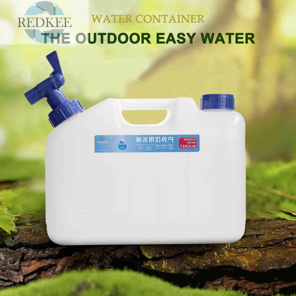 Bình Đựng Nước 15L Kèm Vòi Tiện Dụng Cho Hoạt Động Ngoài Trời Kèm 2 Tay Cầm