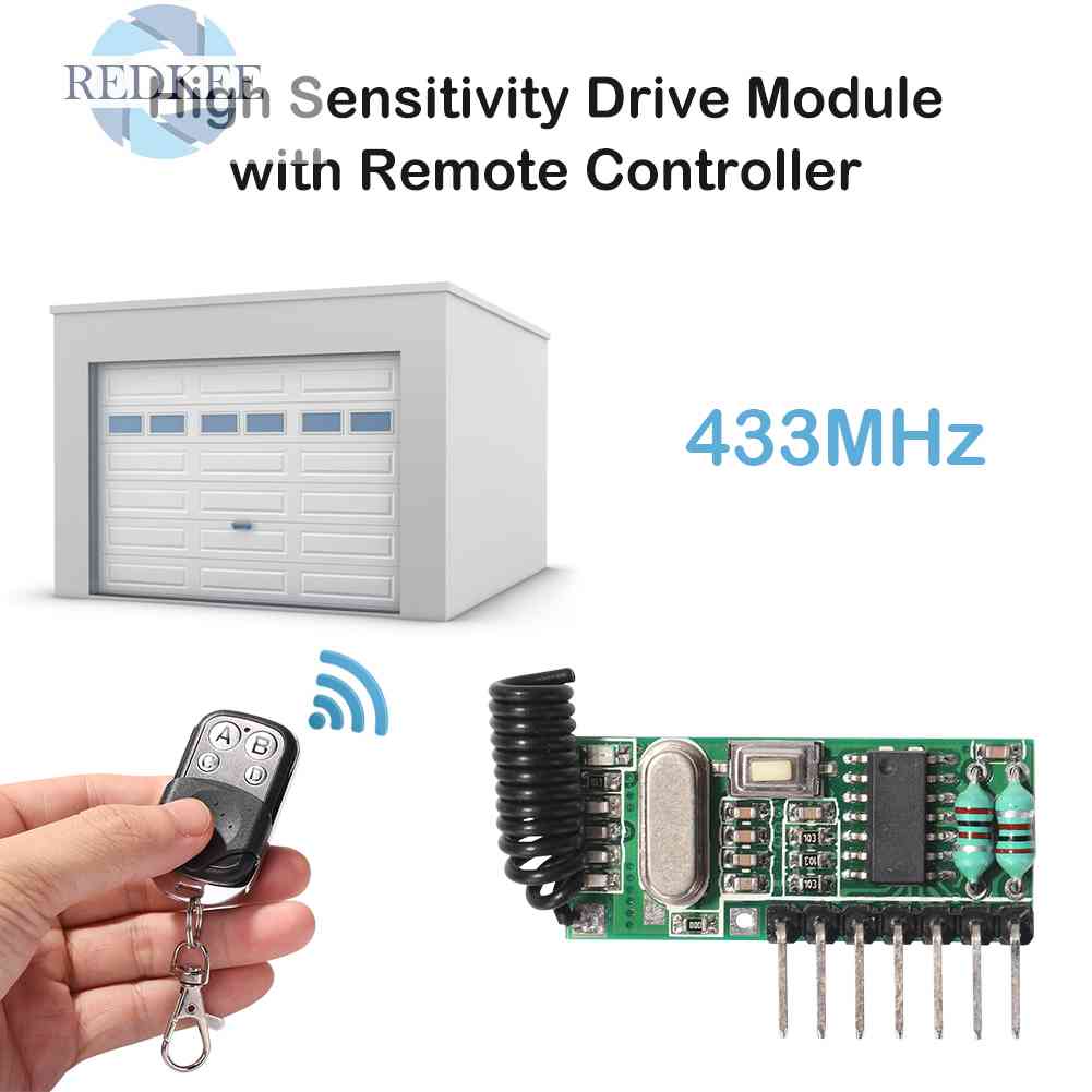 Điều Khiển Từ Xa 315MHz / 433MHz 4CH Không Dây 4 Nút