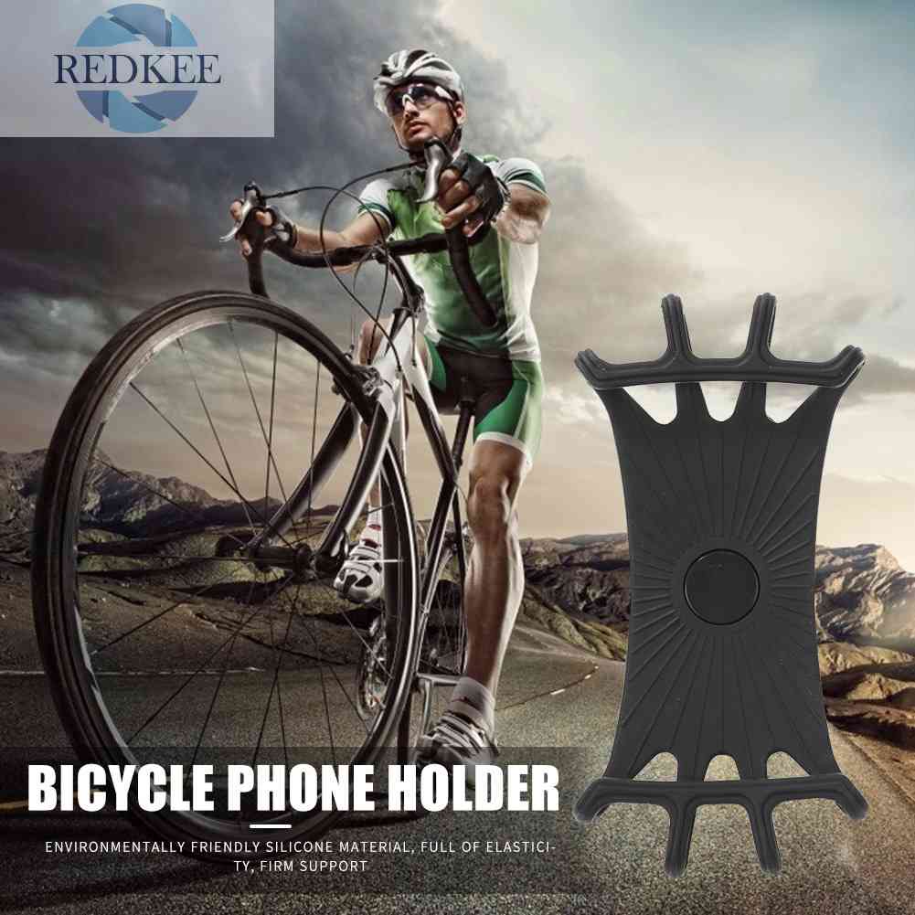 Giá Đỡ Điện Thoại Bằng Silicone Gắn Tay Lái Xe Đạp