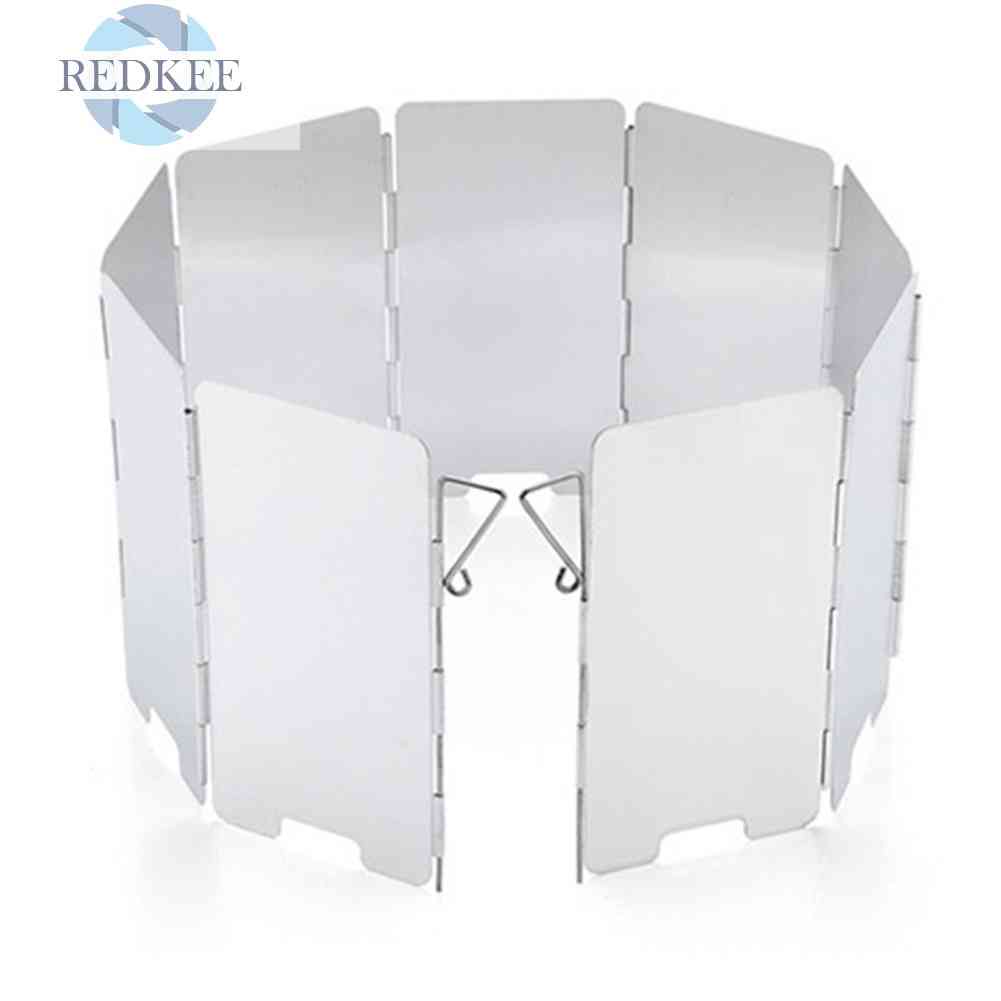 Bộ 9 Tấm Chắn Gió Cho Bếp Gas Cắm Trại