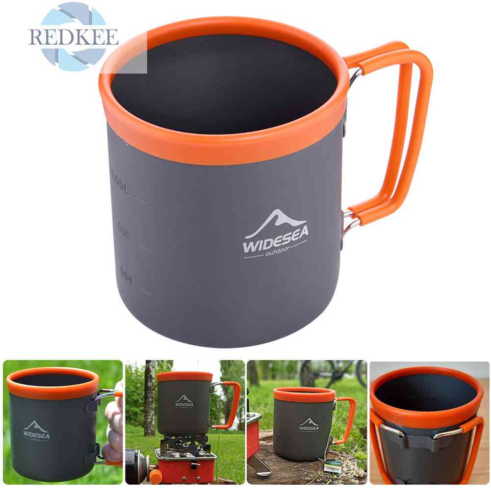 Cốc Uống Nước Bằng Nhôm Tiện Dụng Khi Đi Cắm Trại