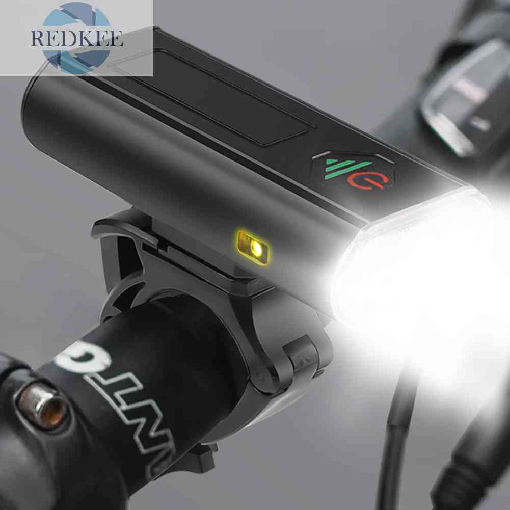 Đèn Pha LED 2T6 Cổng Sạc USB Loại C Cho Xe Đạp Địa Hình